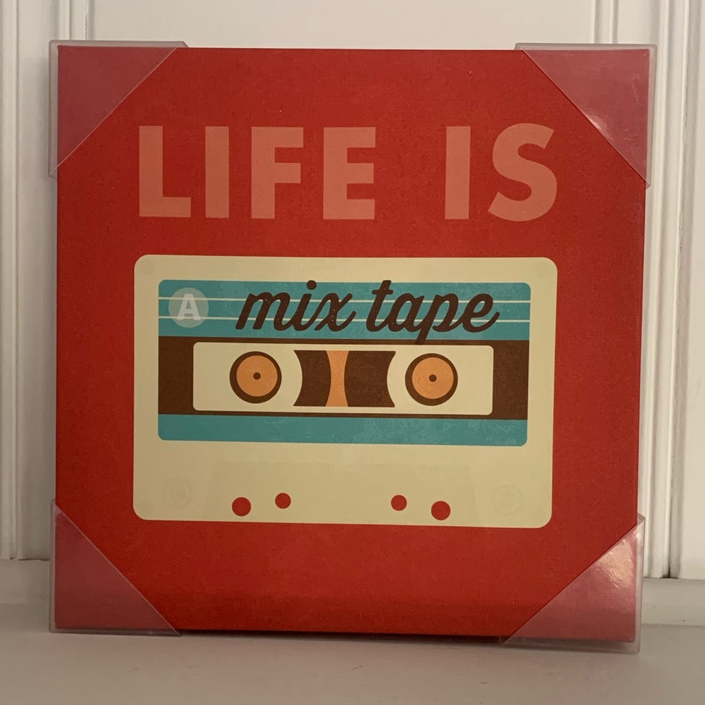 Hometrends Life Quote 10 * 10 inch Wall Art NWT